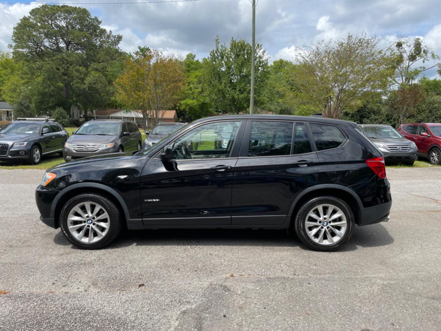 2014 BLACK BMW X3 XDRIVE28I (5UXWX9C53E0) with an 2.0L engine, Automatic transmission, located at 5103 Dorchester Rd., Charleston, SC, 29418-5607, (843) 767-1122, 36.245171, -115.228050 - Photo#3